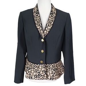 STYLE BY MIDNIGHT VELVET JACKET  SIZE 10